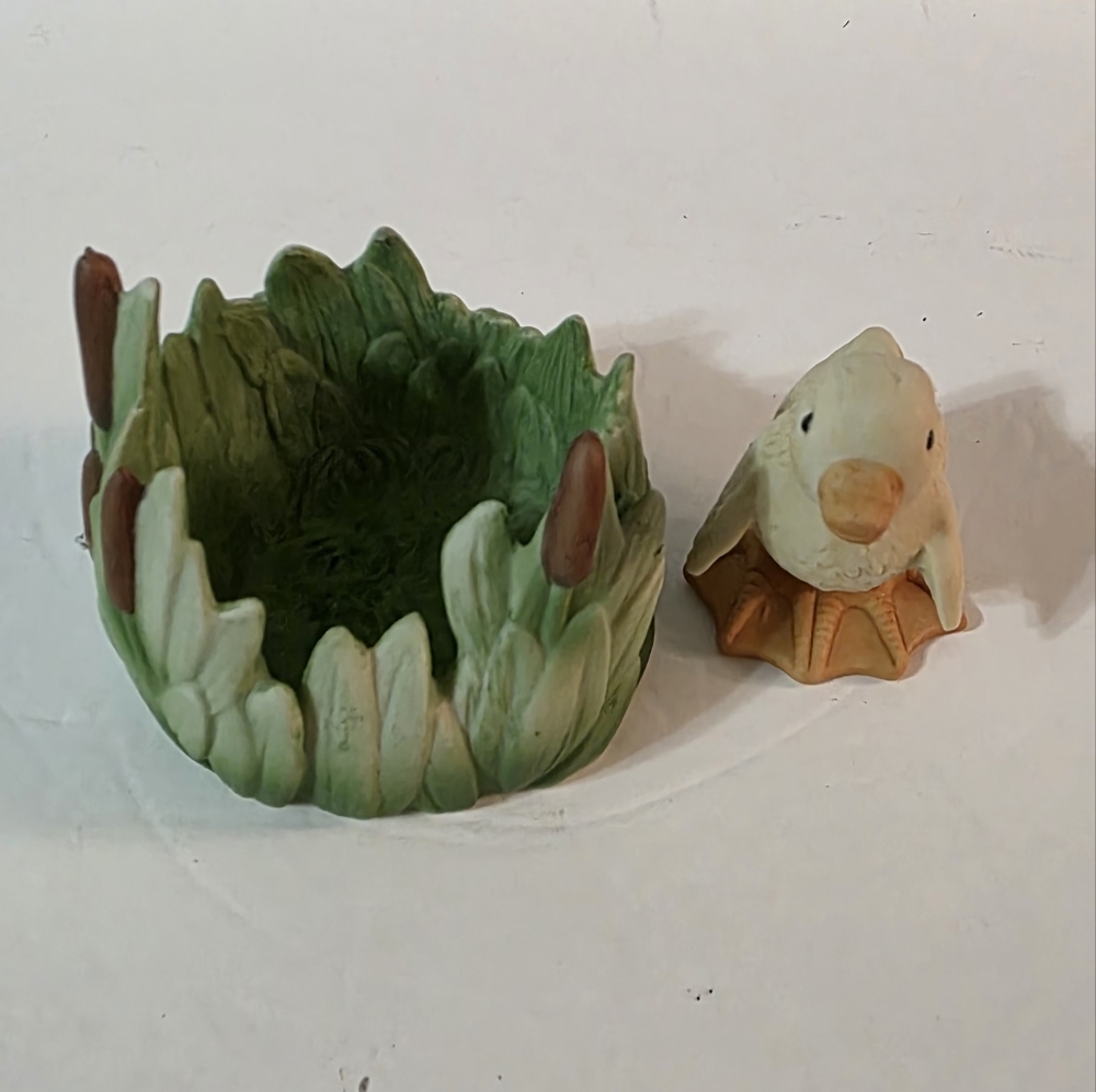 Franklin Mint Woodland Surprises Duck 1984